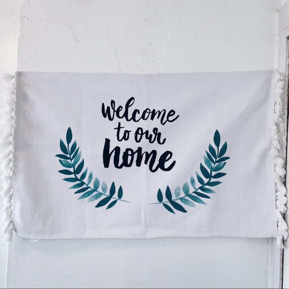 welcome home mat